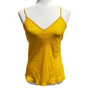 Diane von Furstenberg Sunshine Yellow Camisole Tank Top Size XS